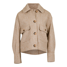 Neo Noir Joanie Boucle Jacket - Sand