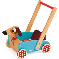 Hond Loopwagens voor Baby's Janod Crazy Doggy Cart