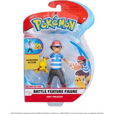 Jouets Pokémon Battle Feature Figure Ash + Pikachu