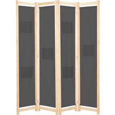 vidaXL 4 Panels Rumsavdelare 170x160cm