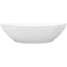 vidaXL Lavabo Ovalado De Cerámica Blanco 40x33 cm