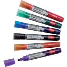 Hobbyartikler Liquid Ink Drywipe Marker 6-pack