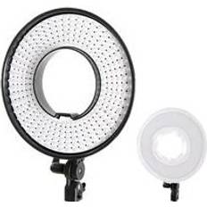 Verlichting en studio apparatuur Falcon Eyes Bi-Color LED Ringlamp Dimbaar DVR-300DVC op 230V