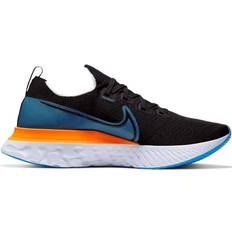 Nike React Infinity Run Flyknit M - Black/Laser Orange/White/University Blue