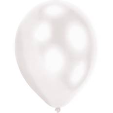 Hanging Latex Balloons Amscan Latex Ballon LED White 5-pack