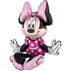 Amscan ballon Minnie Mouse filles 45 cm papier aluminium noir/rose