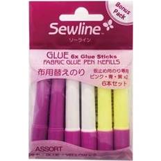 Pink Glue Sewline Fabric Glue Pens Refills