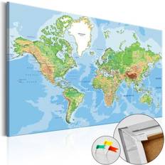 Scandinavian Artstore World Geography Plakat 90x60cm