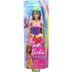 Toys Barbie Dreamtopia Princess Doll Brunette with Blue Hairstreak