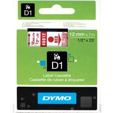 Dymo label d1 Dymo Label Cassette D1 Red on Clear