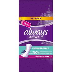 Dermatologisch getestet Slipeinlagen Always Dailies Extra Protect Long Plus 44 Stk