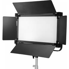 Walimex Lampada Fotografica LED per Video Soft LED 1400 Bi Color Square 1200 LED Potenza 100 Watt Colore Nero