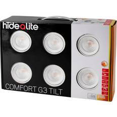 6 Lampor Spotlights Hide-a-lite Comfort G3 Tilt Spotlight 6st