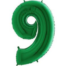 Number Balloons Foil Ballon Number 9 Green