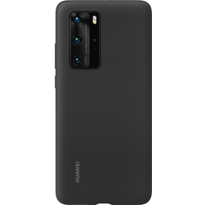 Huawei Carcasa Protectora P40 Pro De Silicona Flexible Negro