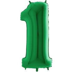 Foil Ballon Number 1 Green