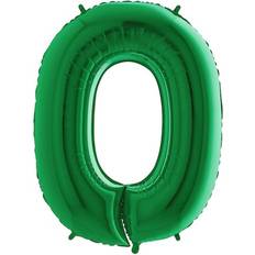 Number Balloons Foil Ballon Number 0 Green