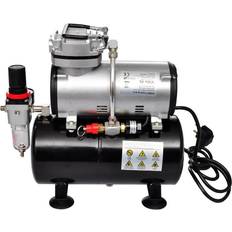 vidaXL Airbrush Compressorset met 3 Pistolen