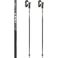 White Downhill Ski Poles Leki Neolite Airfoil