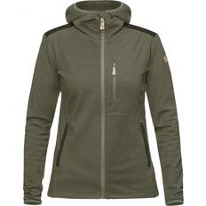 Fjällräven Keb Fleece Hoodie W - Laurel Green/Deep Forest