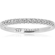 Sif Jakobs Ellera Ring - Silver/Transparent