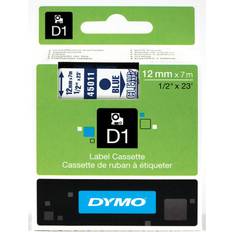 Dymo Cintas de etiquetar Dymo Label Cassette D1 Blue on Clear