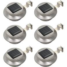 vidaXL Solar Lamps Wall light ∅ 12cm 6pcs