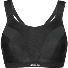 Running Clothing Shock Absorber Active D+ Classic Support Bra - Black/Black