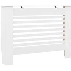 vidaXL Cache-radiateur Blanc 112x19x81.5 cm MDF