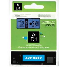 Dymo Nastri adesivi Dymo Label Cassette D1 Black on Blue 1.9cmx7m