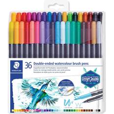 Staedtler brush pen Staedtler 3001 Double Ended Watercolour Brush Pen 36-pack