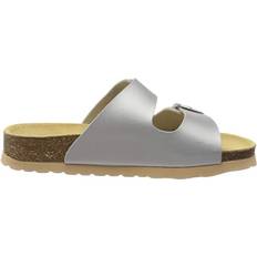 Kork Tøfler Børnesko Superfit Footbed Slipper - Silver