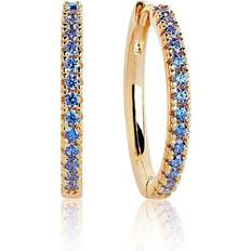 Sif Jakobs Ellera Grande Earrings - Gold/Blue