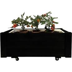 Blomsterkasse på hjul Gardenlife Flower Box Plantekasse