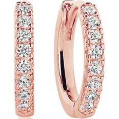 Sif Jakobs Ellera Earrings - Rose Gold/White