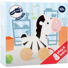 Zebror Dragleksaker Small Foot Pull Along Animal Zebra 10610
