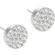 Blomdahl Brilliance Plenary Earrings - Silver/Transparent