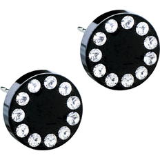 Blomdahl Brilliance Earrings - Black/Transparent