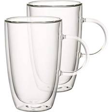 Mit Griff Milchkaffee-Gläser Villeroy & Boch Artesano Hot & Cold Beverages Milchkaffee-Glas 45cl 2Stk.