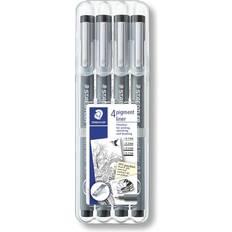 Noir Feutres fins Staedtler Pigment Liner Color Pen 308 4-pack