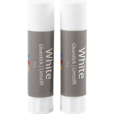 Papirlim Creotime White Glue Stick Round 2x10g