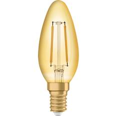 Osram E14 Lampadine Osram Lampadina LED filamento, E14 oliva, ambrato, luce calda, 2.5W= 220LM (equiv 22 W) 300