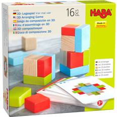 Trælegetøj Klodser Haba 3D Arranging Game Four by Four 305455