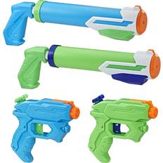 Plastique Pistolets à Eau Nerf Super Soaker Floodtastic 4 Pack