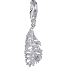 Thomas Sabo Charm Club Feather Charm Pendant - Silver