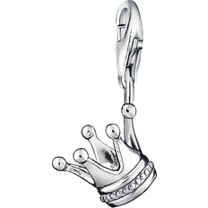 Charm Club Crown Charm Pendant - Silver