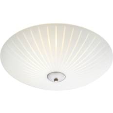 Markslöjd Cut White Ceiling Flush Light 43cm