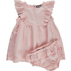 Broderet Kjoler Børnetøj Me Too Dress - Peach Blush (610888-5003)