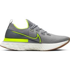 Nike React Infinity Run Flyknit M - Particle Grey/Wolf Grey/Sail/Volt