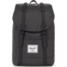 Herschel Retreat Backpack - Black Crosshatch/Black Rubber